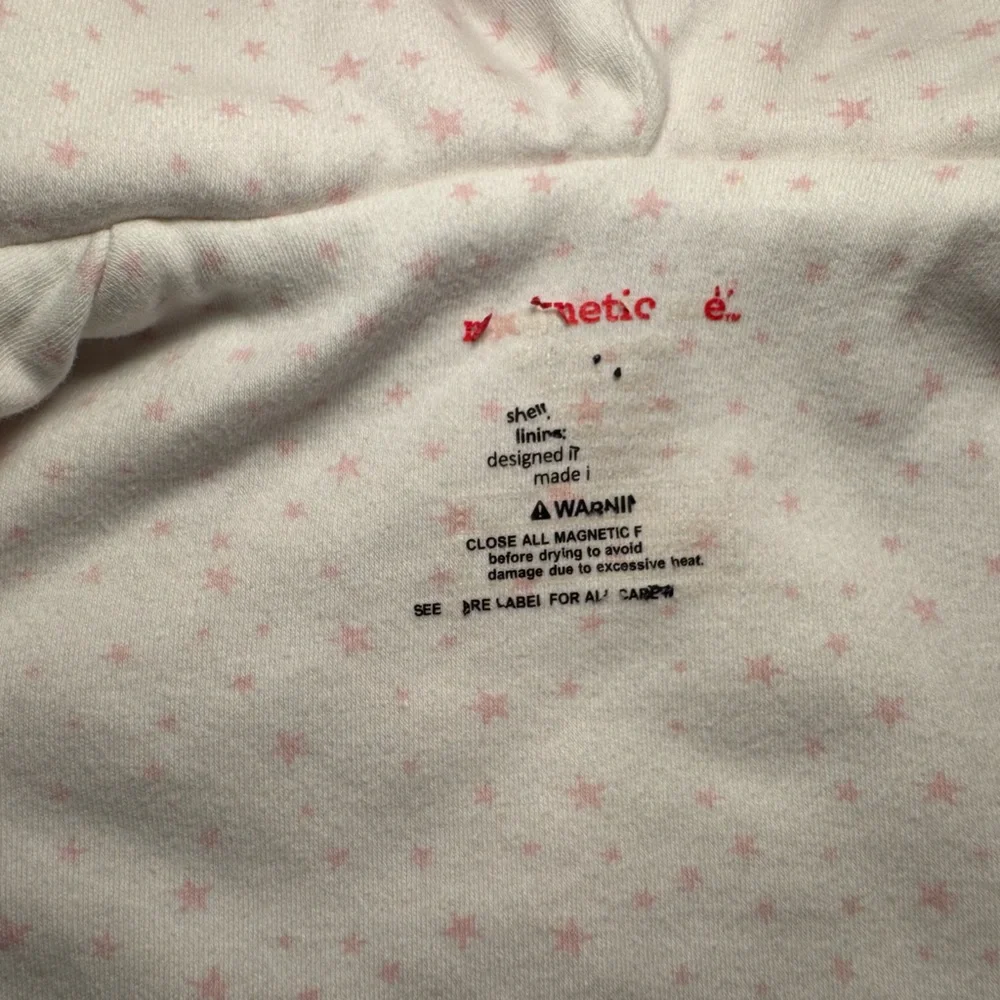 Magnetic Me Baby Girls 0-6 months Pink Blossom Minky Jacket 100% cotton lining